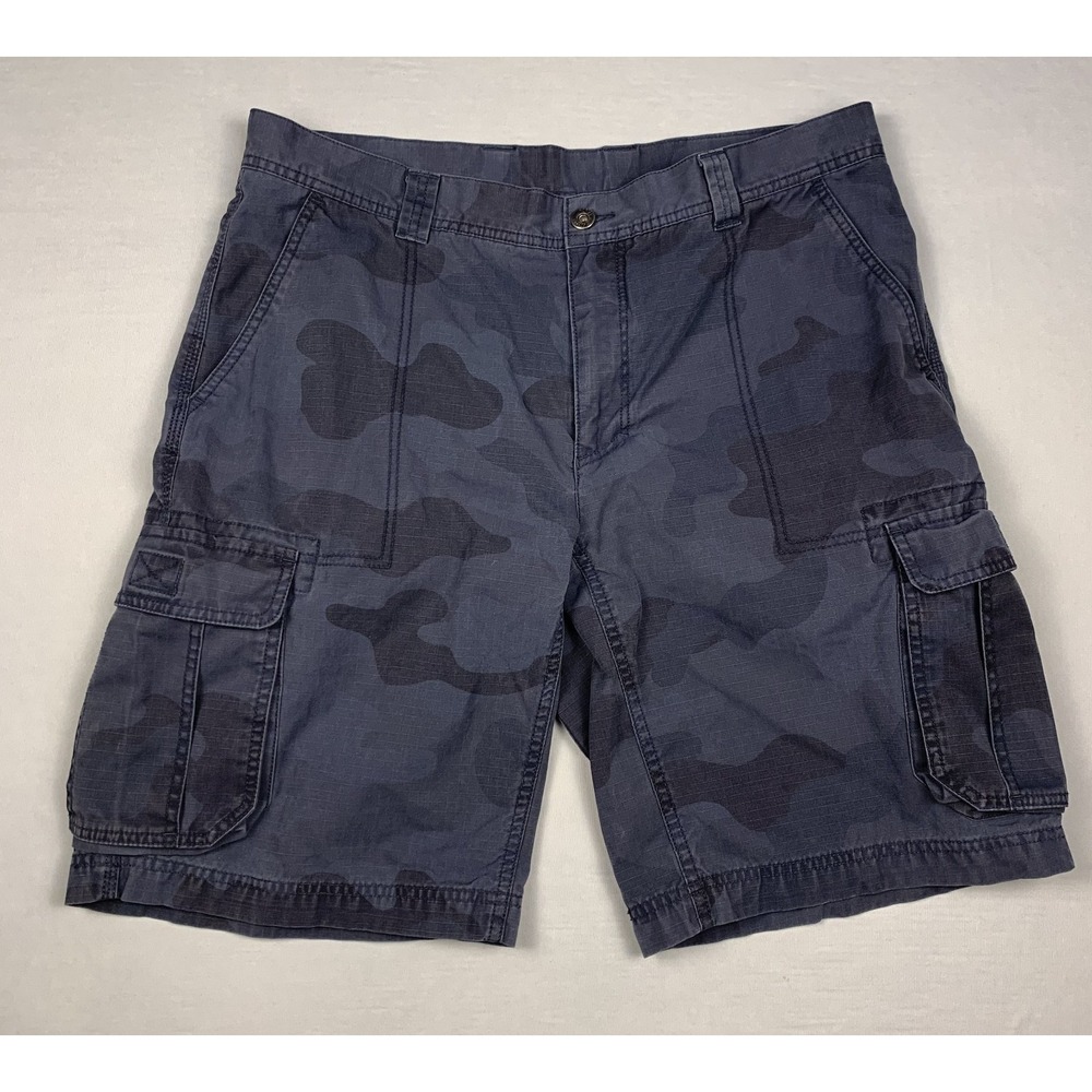 Koppen Cargo Shorts Mens 36 Gray Camo Utility Tactical Outdoor Hiking Shorts